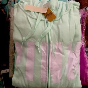 Victoria secret Hoodie light mint size large